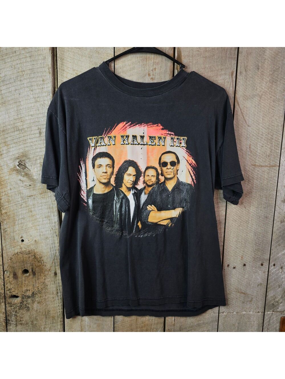 Vintage 1998 Van Halen III World Tour T-Shirt Giant Tag Mens Medium Rock Band